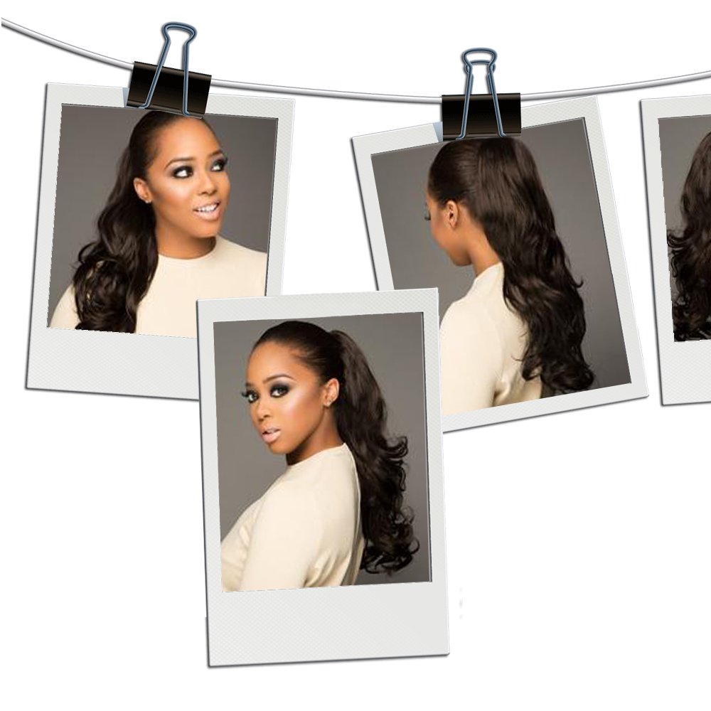 20〞Claw Ponytail Clip in Hair Extensions Hairpiece Synthetic Light Curly Soft Silky Nature Looking Heat-Resisting Different Colors for Women Fashion and Beauty-24/27#